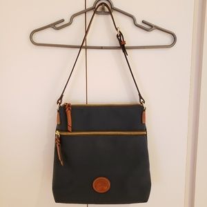 Dooney & Bourke Navy Nylon Cross Body Bag